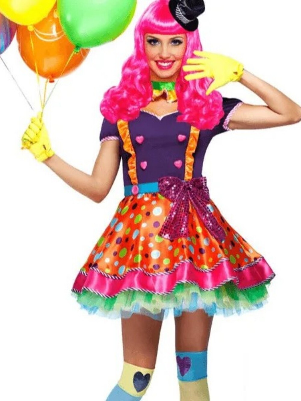 Women Clown Costume Kit